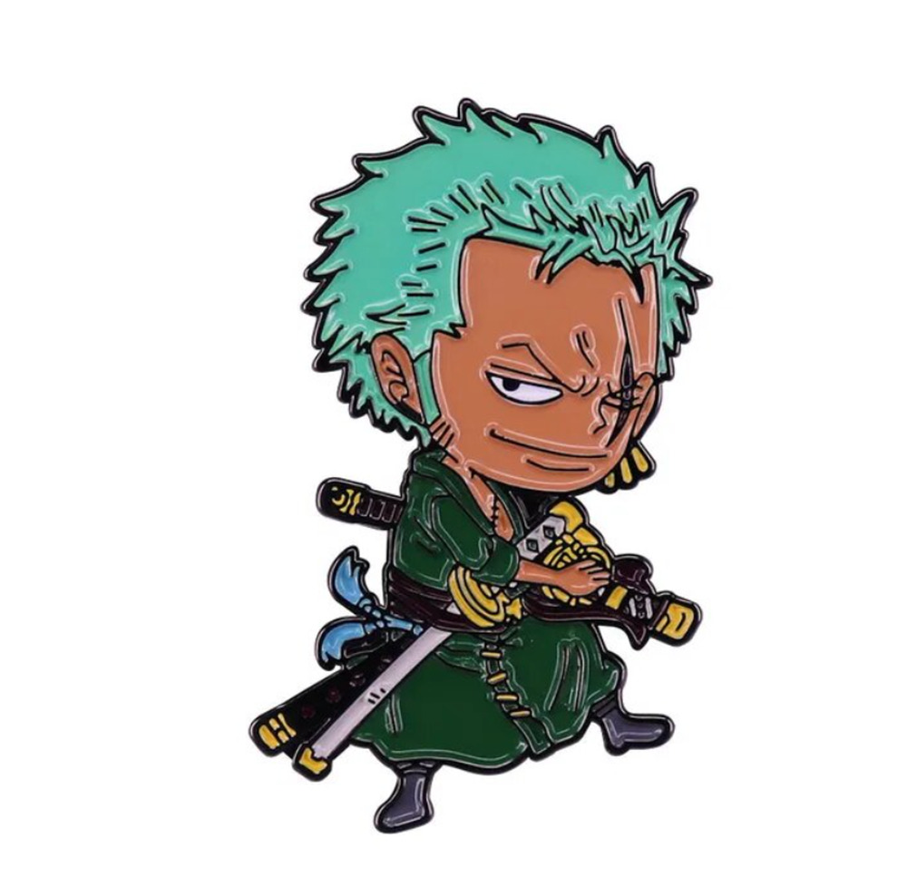 One Piece Roronoa Zoro Enamel Pins 390-1